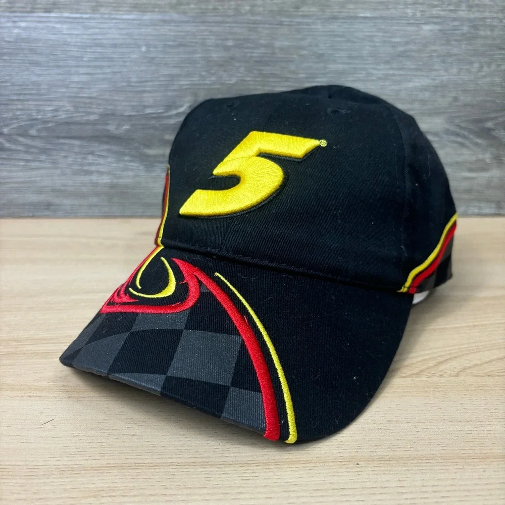 Vintage Nascar‎ Hat Cap Strap Back Black Mark Martin Kellogs Racing